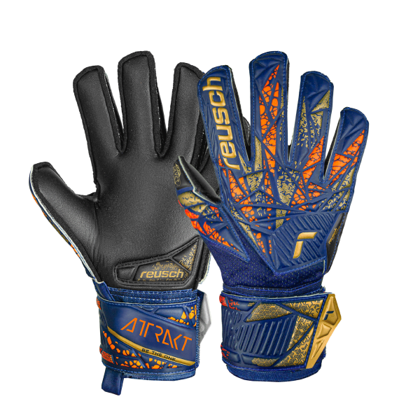 Reusch Attrakt Silver Junior 5472215 4411 blue orange 1